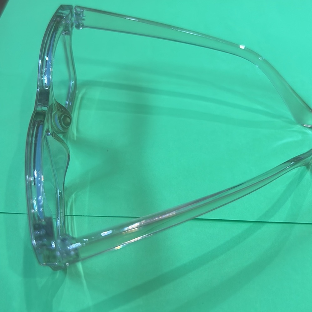 Stylish Tan Square Frame Glasses - Picture 6 of 7